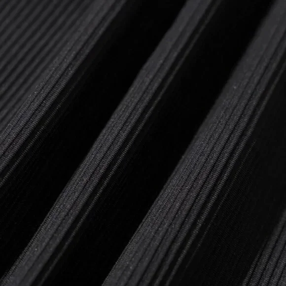 BERLOOK Black Cutout Ribbed Plus Size Bikini Top AND Ribbed Plus Size BOTTOM 17 - Picture 13 of 16